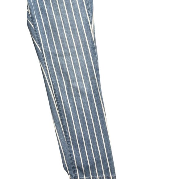 Ralph Lauren Vertical Striped High Rise Jeans Size 8 - Picture 6 of 9
